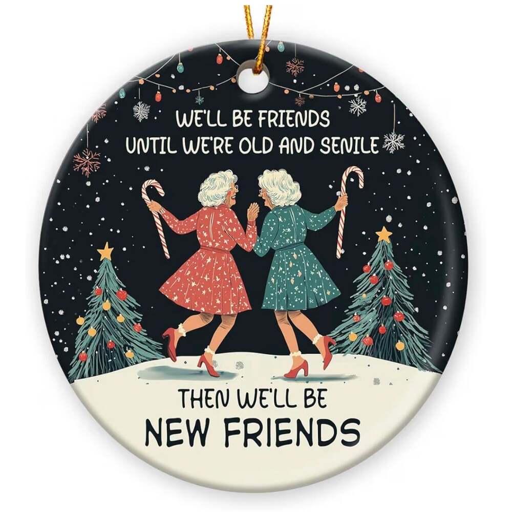 Tiny Detalles Friendship Ornament - Friendship Gifts for Friend Bestie BFF (C30)